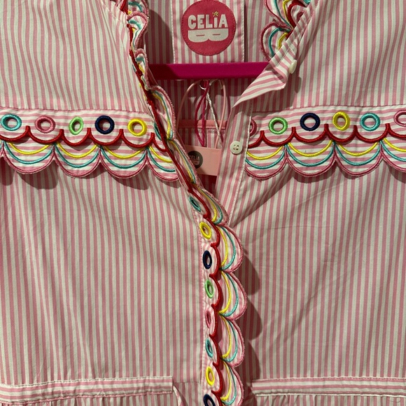 NWT! Pink Celia B Anchor Dress - Picture 4 of 8
